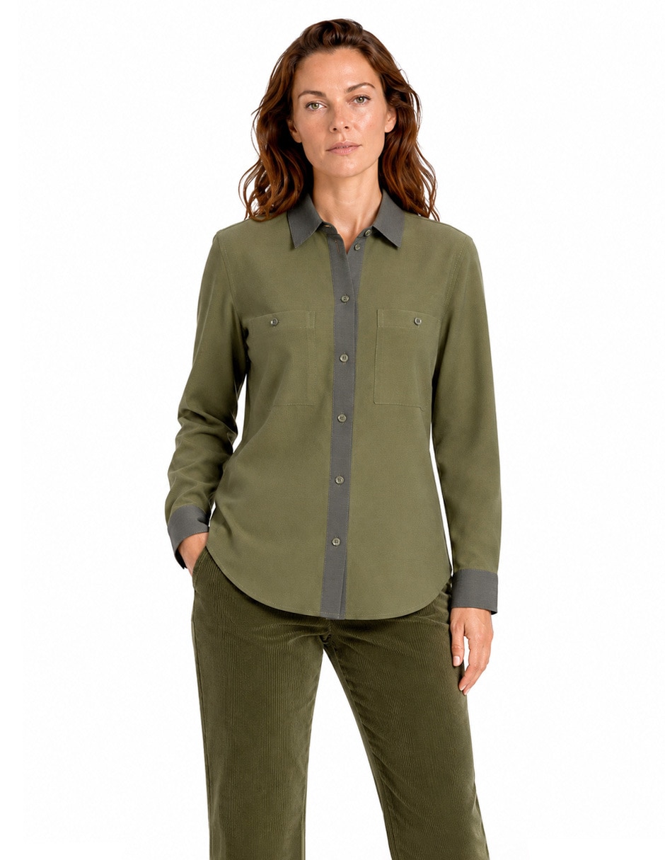 Blusa foley's manga larga para mujer