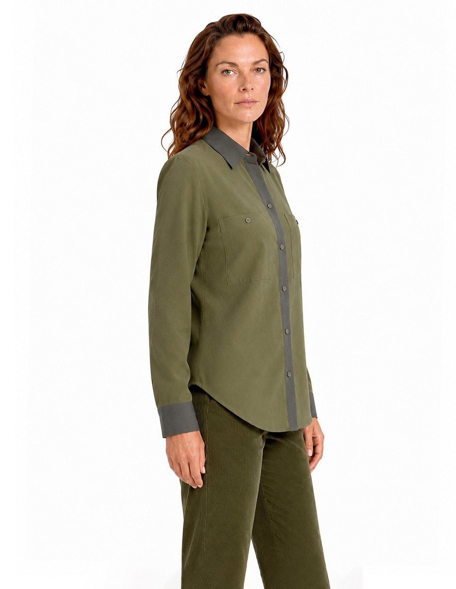 Blusa foley's manga larga para mujer