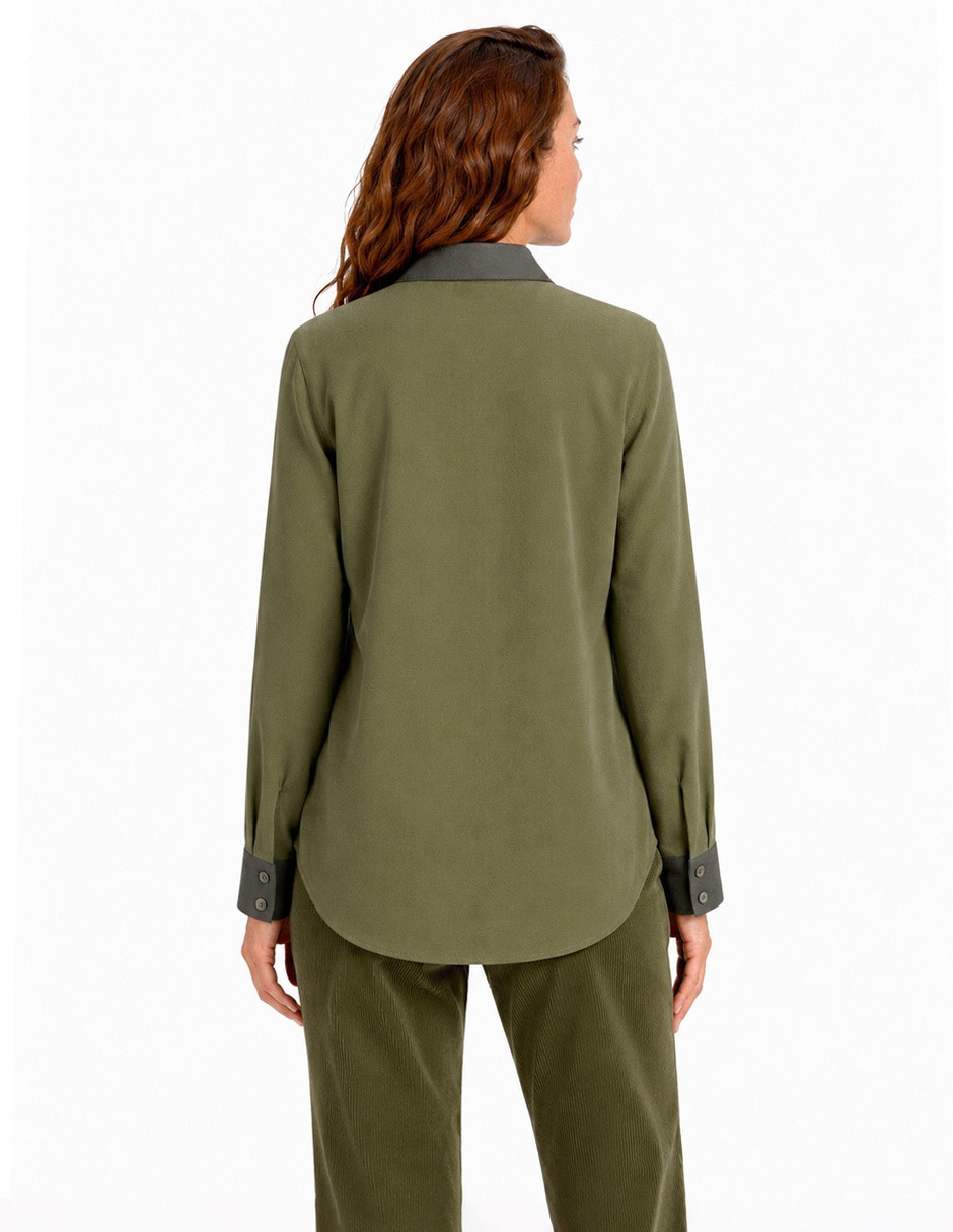 Blusa foley's manga larga para mujer