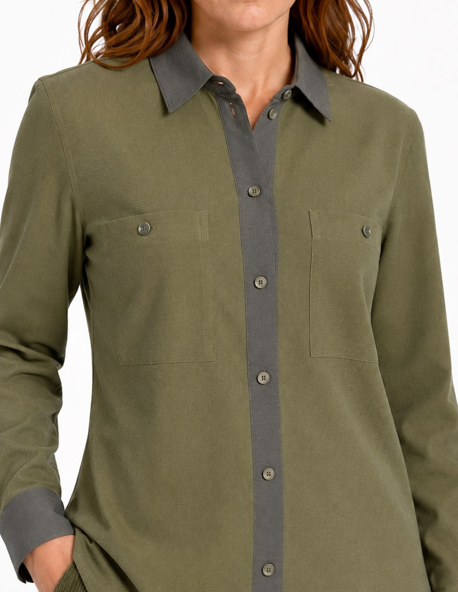 Blusa foley's manga larga para mujer