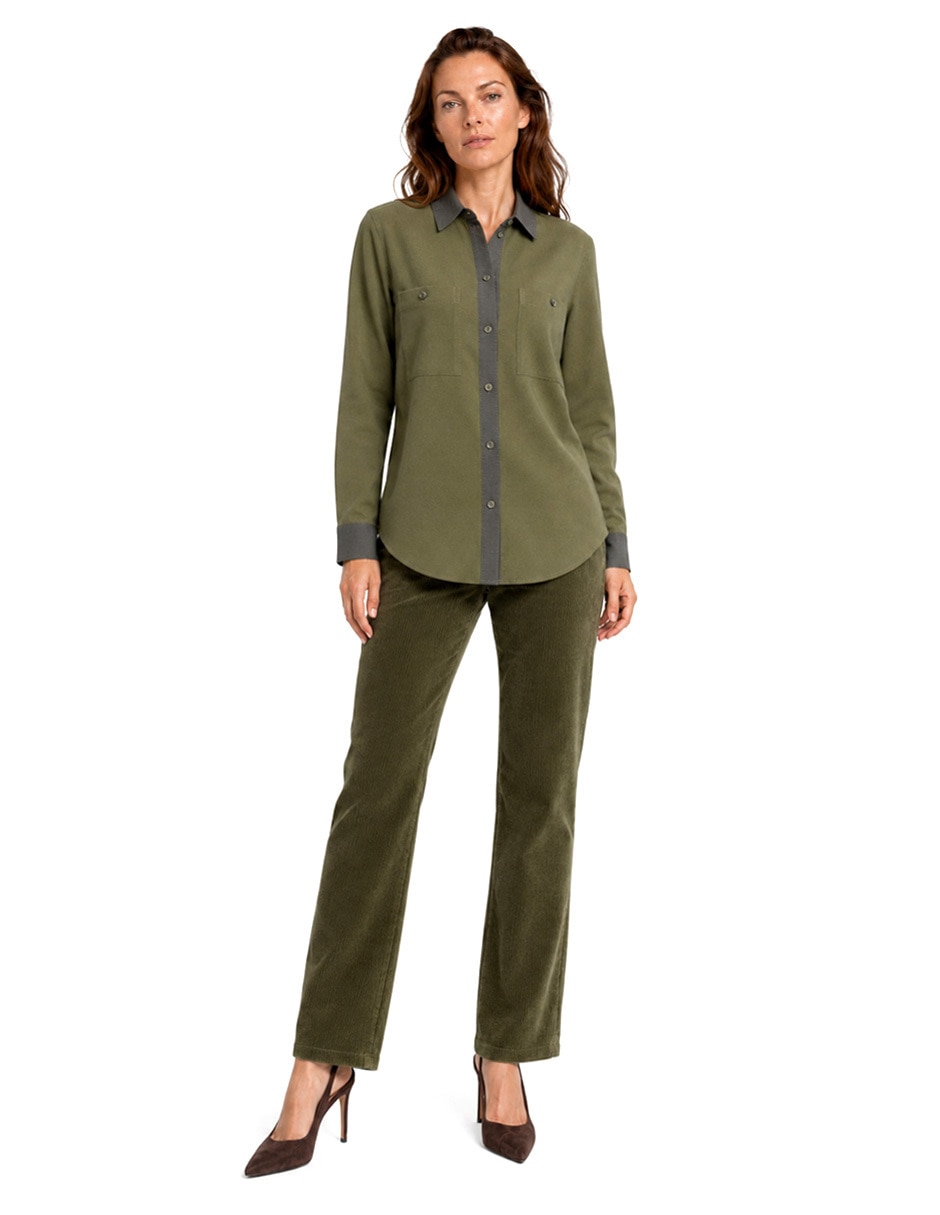 Blusa foley's manga larga para mujer