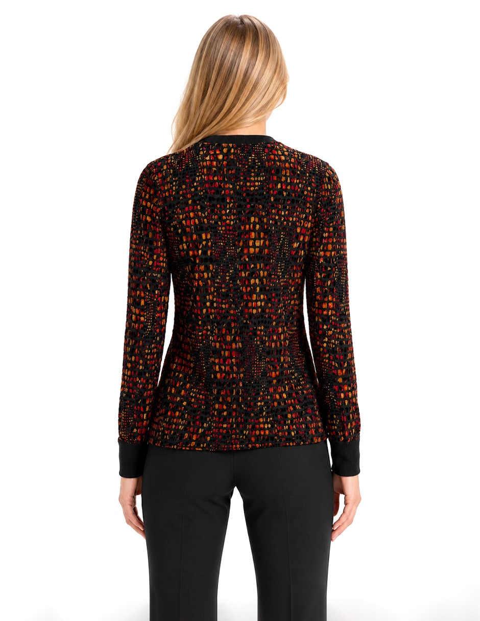 Blusa foley's manga larga para mujer