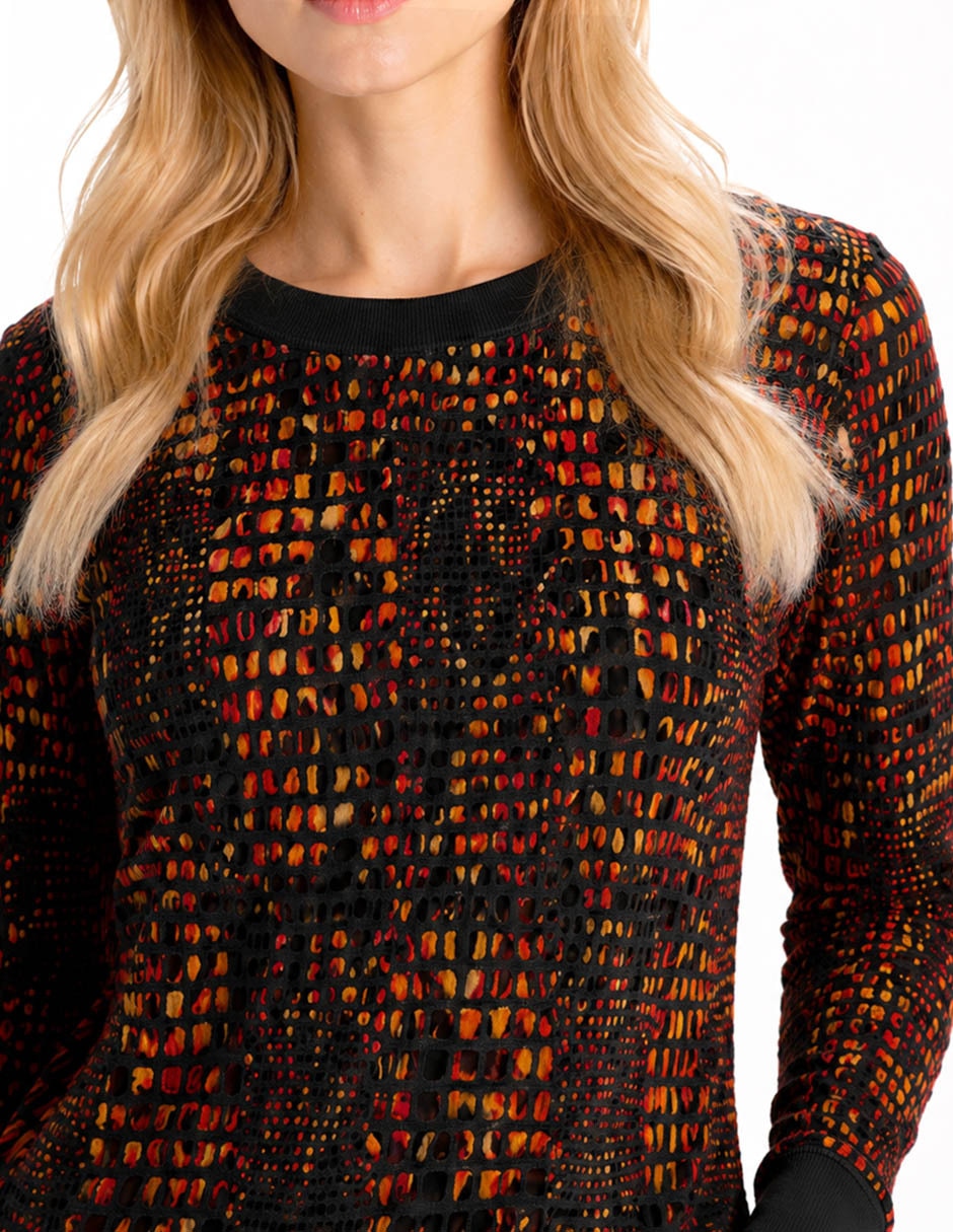 Blusa foley's manga larga para mujer