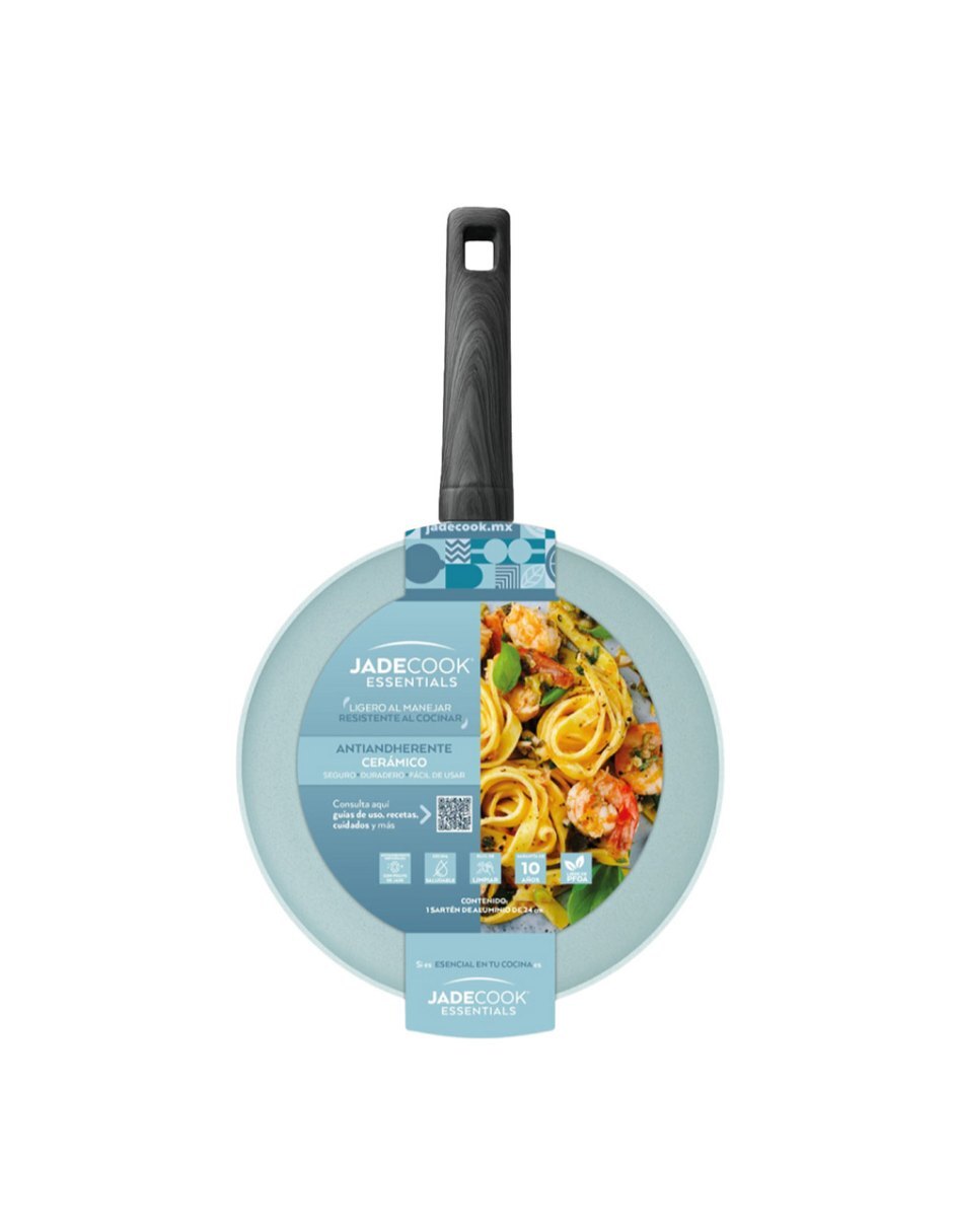 Sartén jade cook jade cook essentials de aluminio 2 piezas
