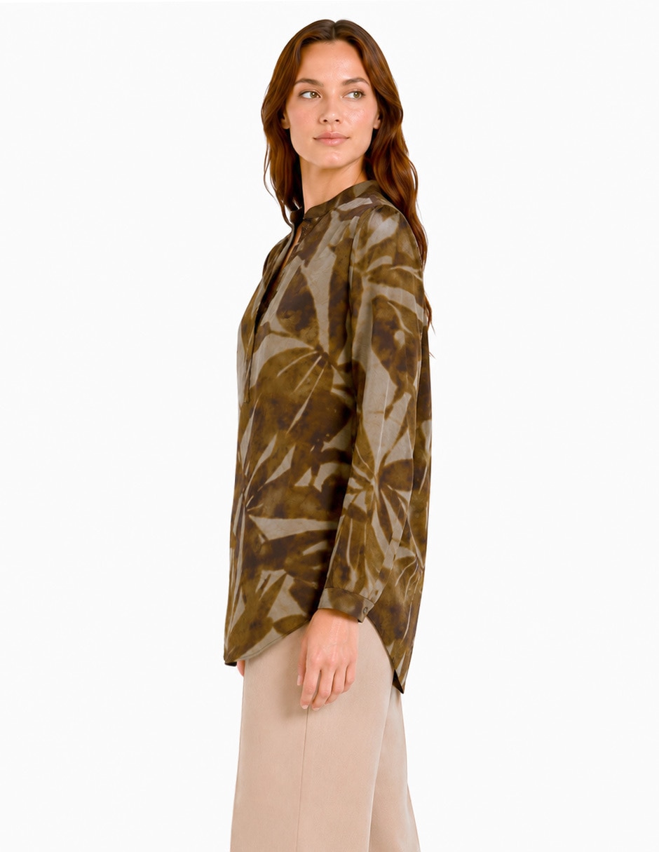 Blusa foley's manga larga para mujer