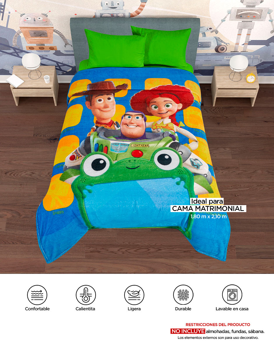 Cobertor toy story 5 serenity new estampado infantil 7