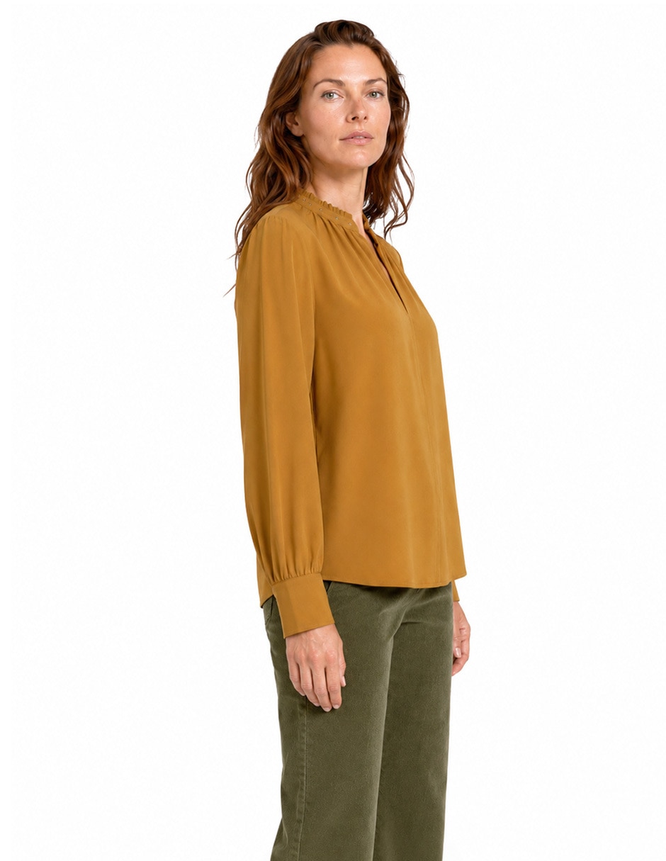 Blusa foley's manga larga para mujer