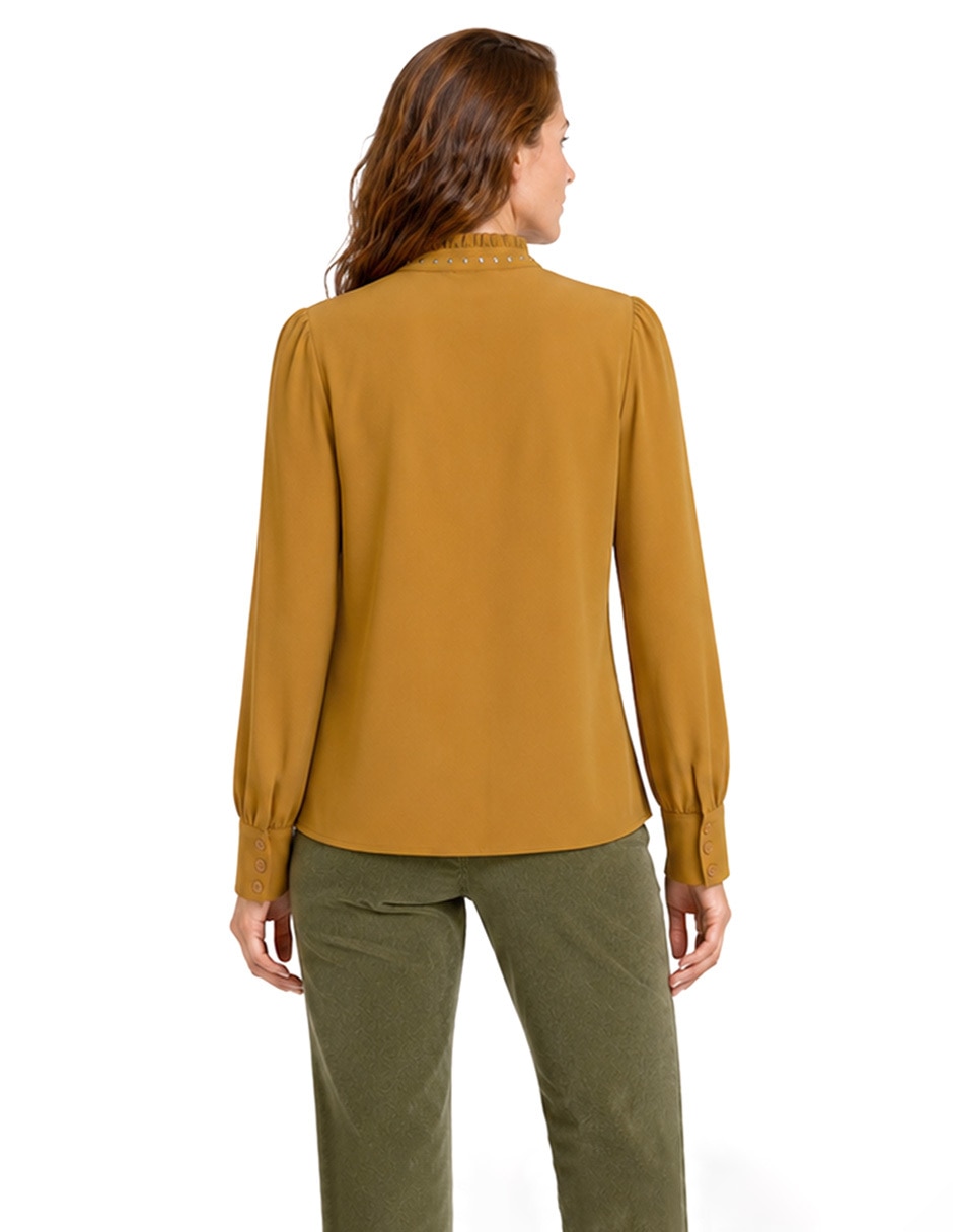 Blusa foley's manga larga para mujer