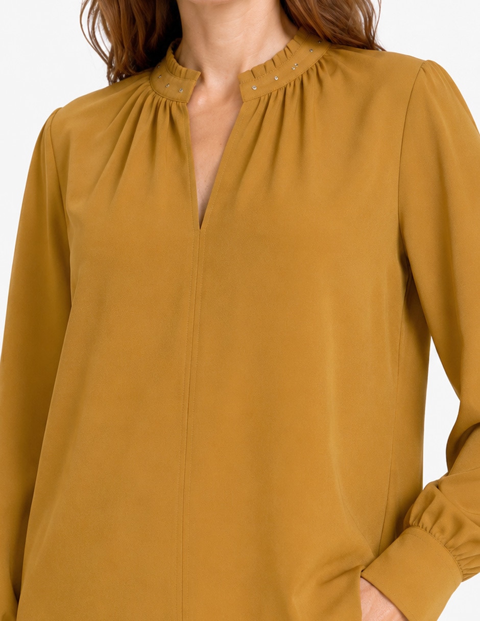 Blusa foley's manga larga para mujer