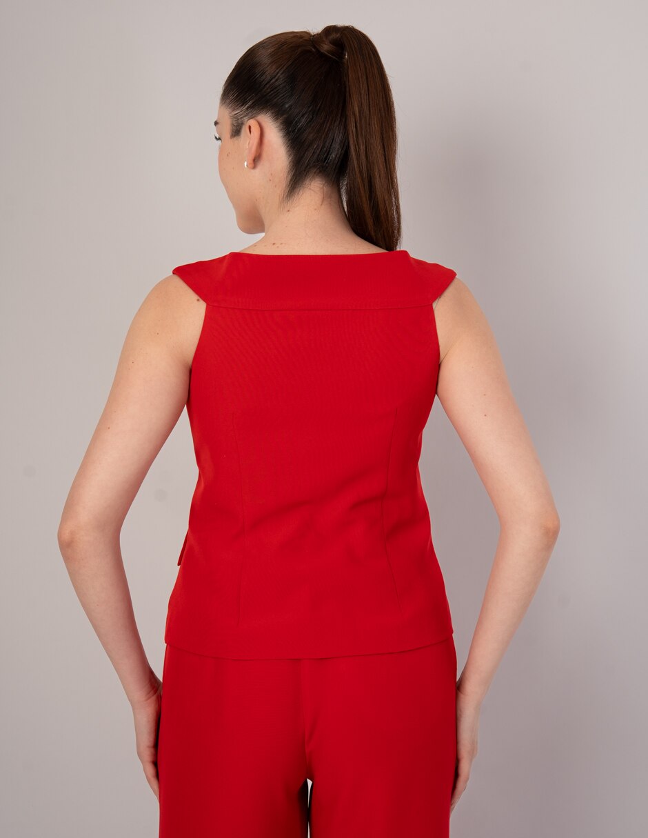 Blusa sin manga para mujer 3