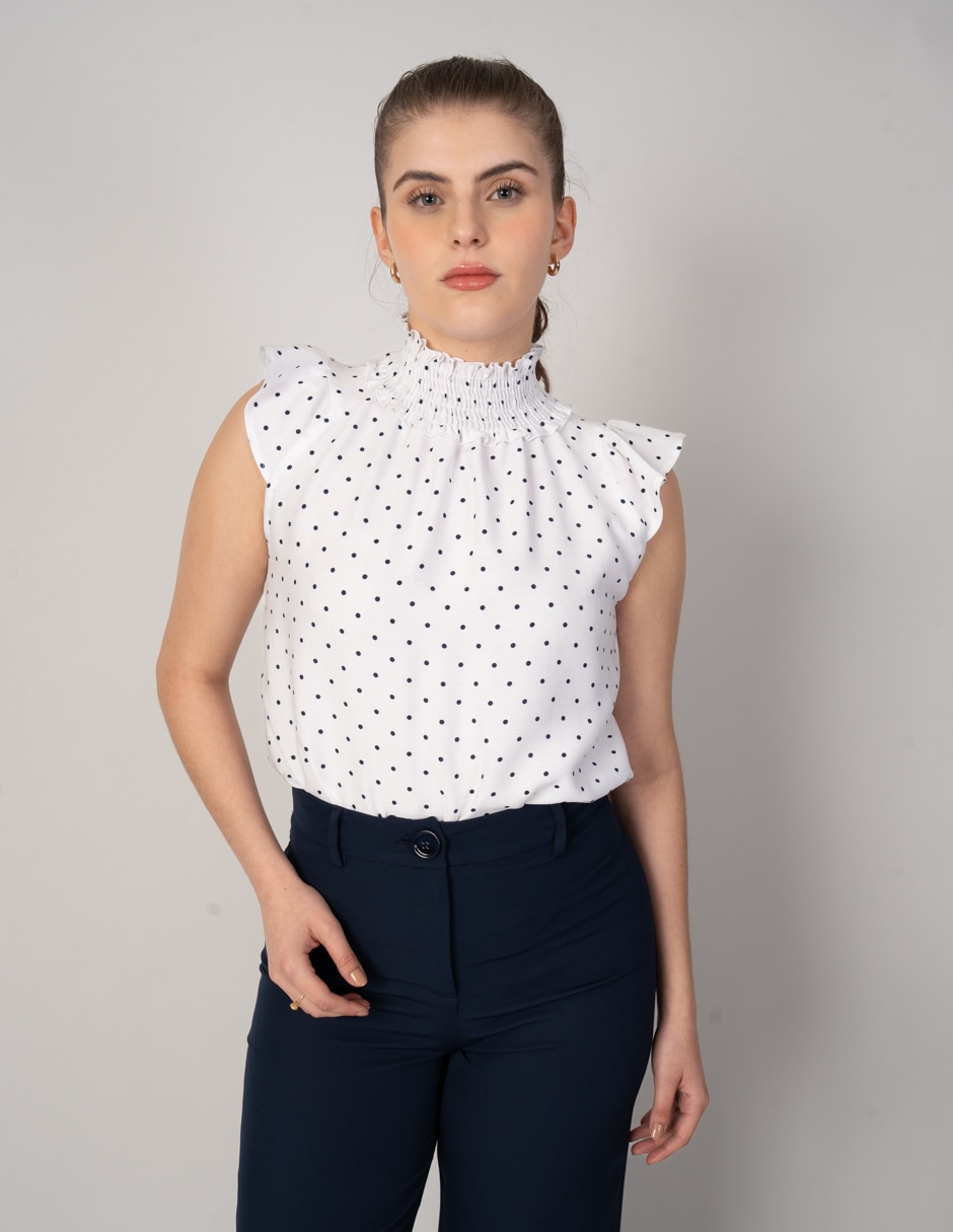 Blusa sin manga para mujer 2