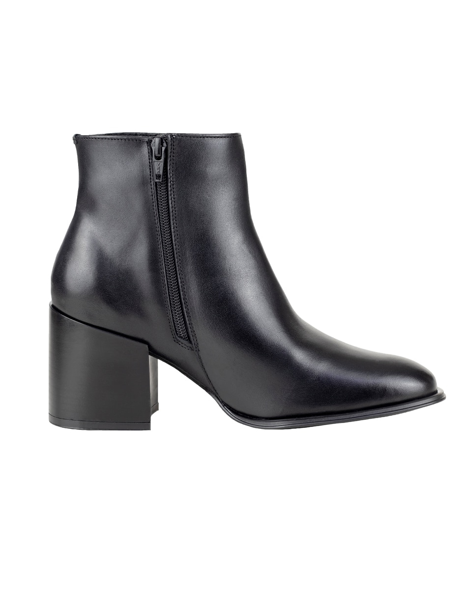 Botín al tobillo de piel para mujer 5