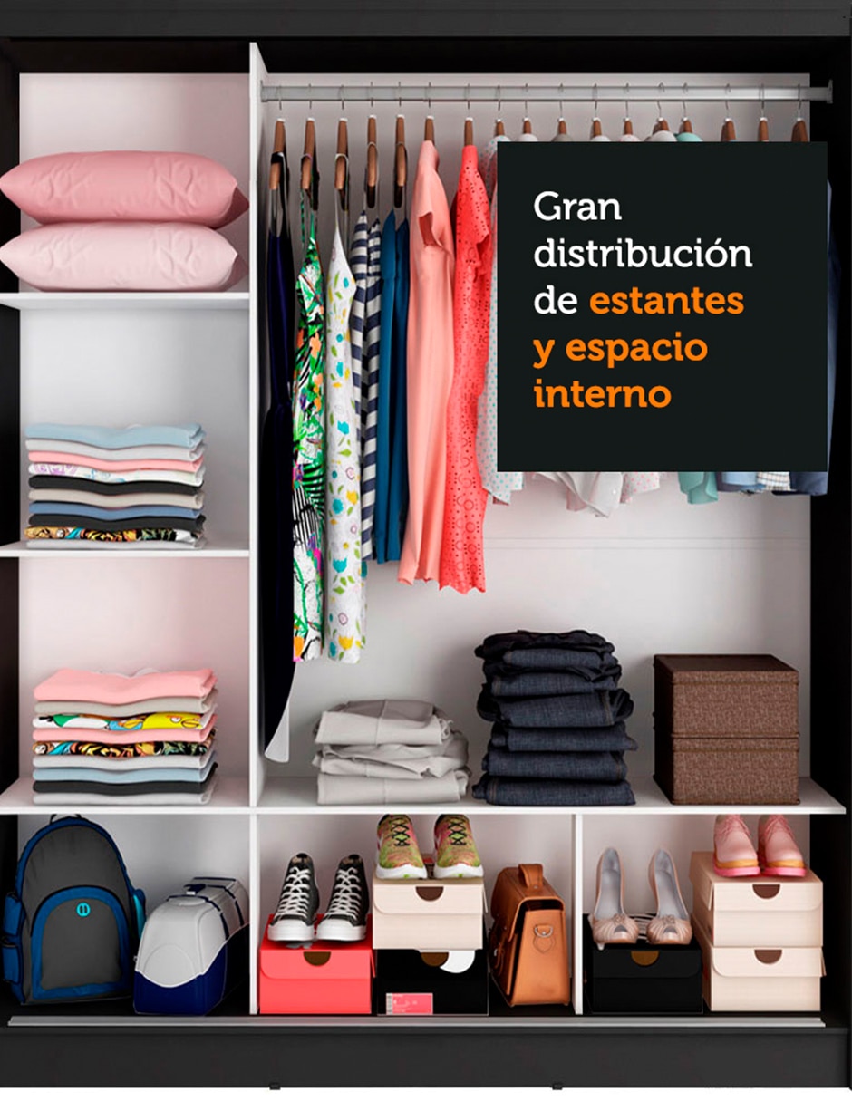 Ropero armable Madesa 10938N2E de MDP