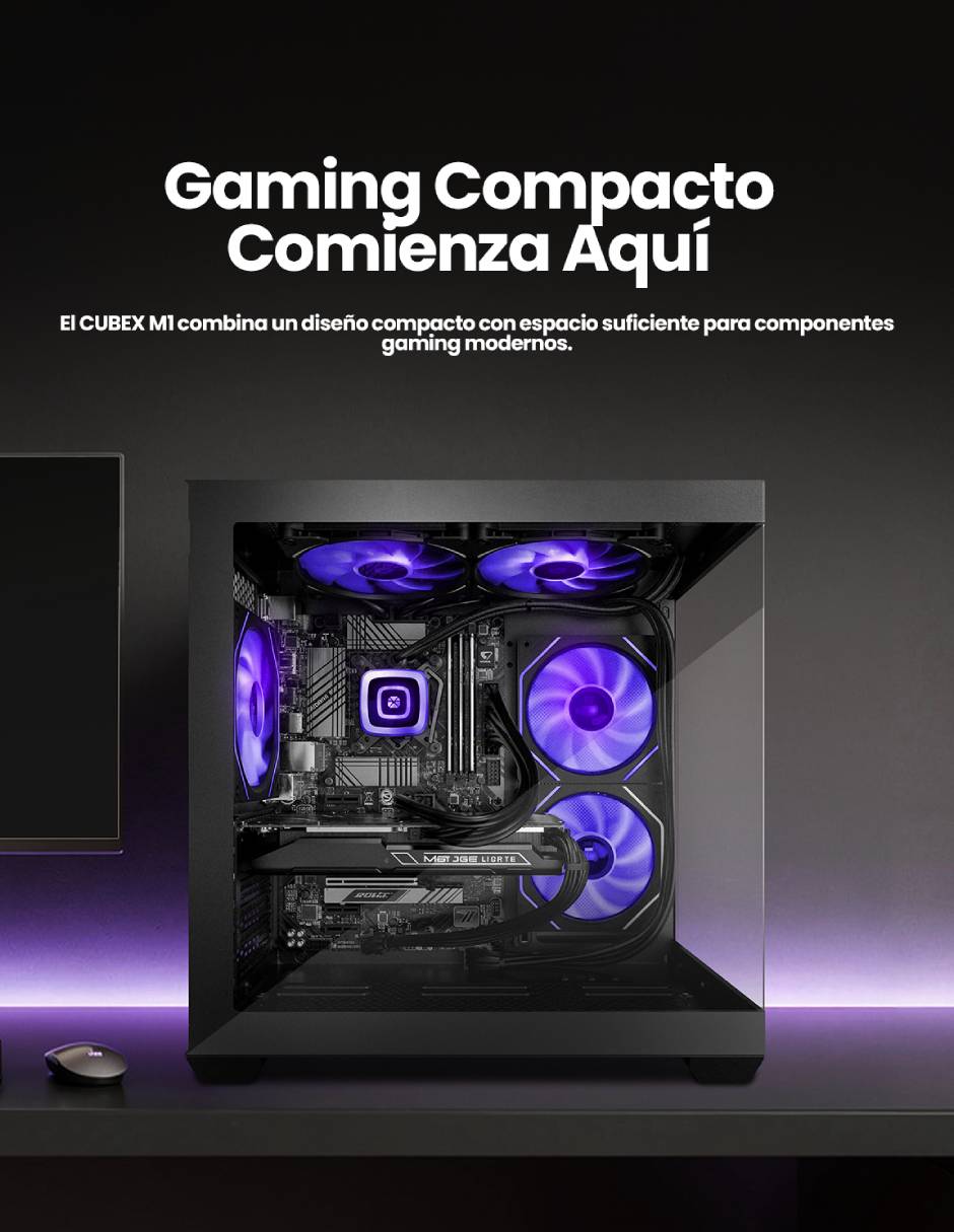 Kit de gabinete gamer gcm-upgx1-m1 16