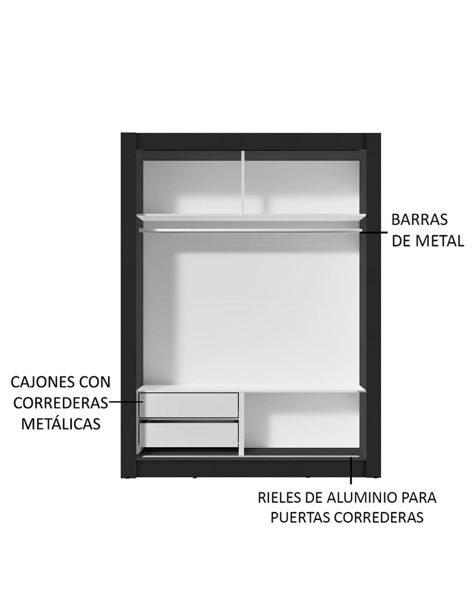 Ropero armable de MDF 12