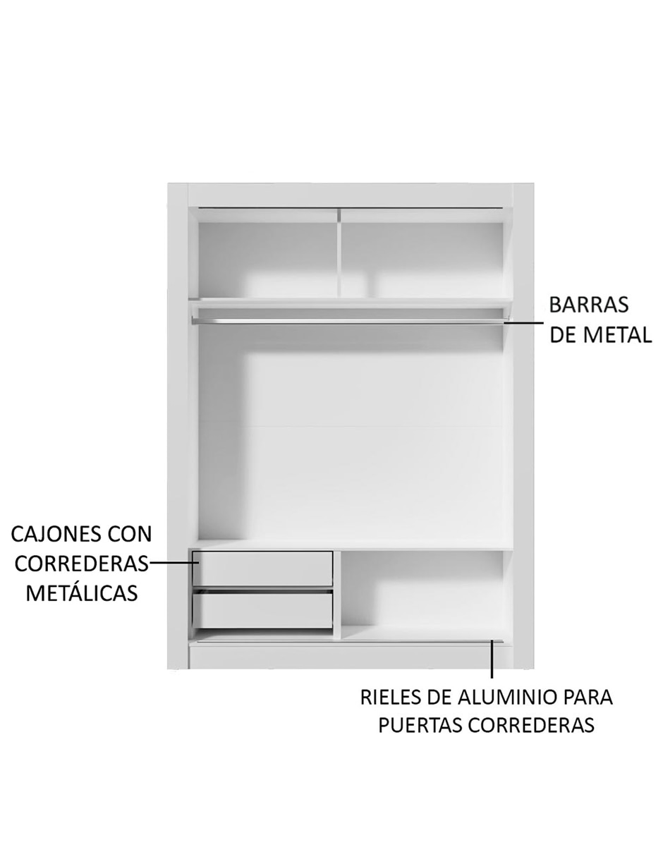 Ropero armable de MDF 12