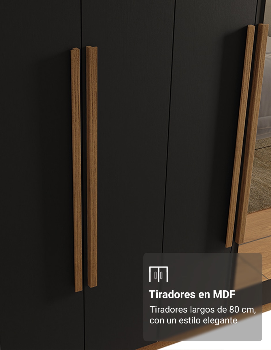 Ropero armable Madesa 1107C12E4GL3 de MDP