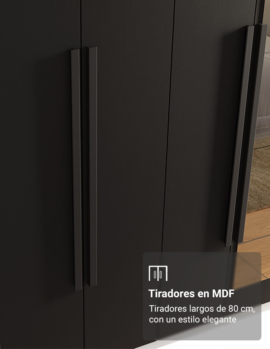 Ropero armable Madesa 1107K82E4GL3 de MDP