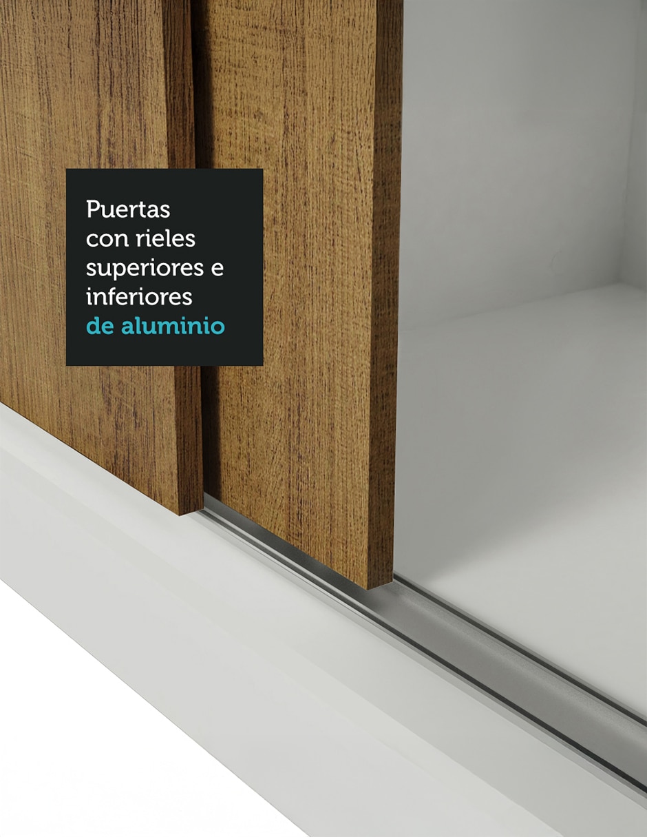 Ropero armable Madesa 10939BCP de MDP