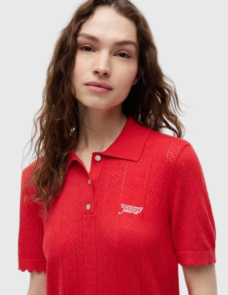 Playera tipo polo para mujer 5
