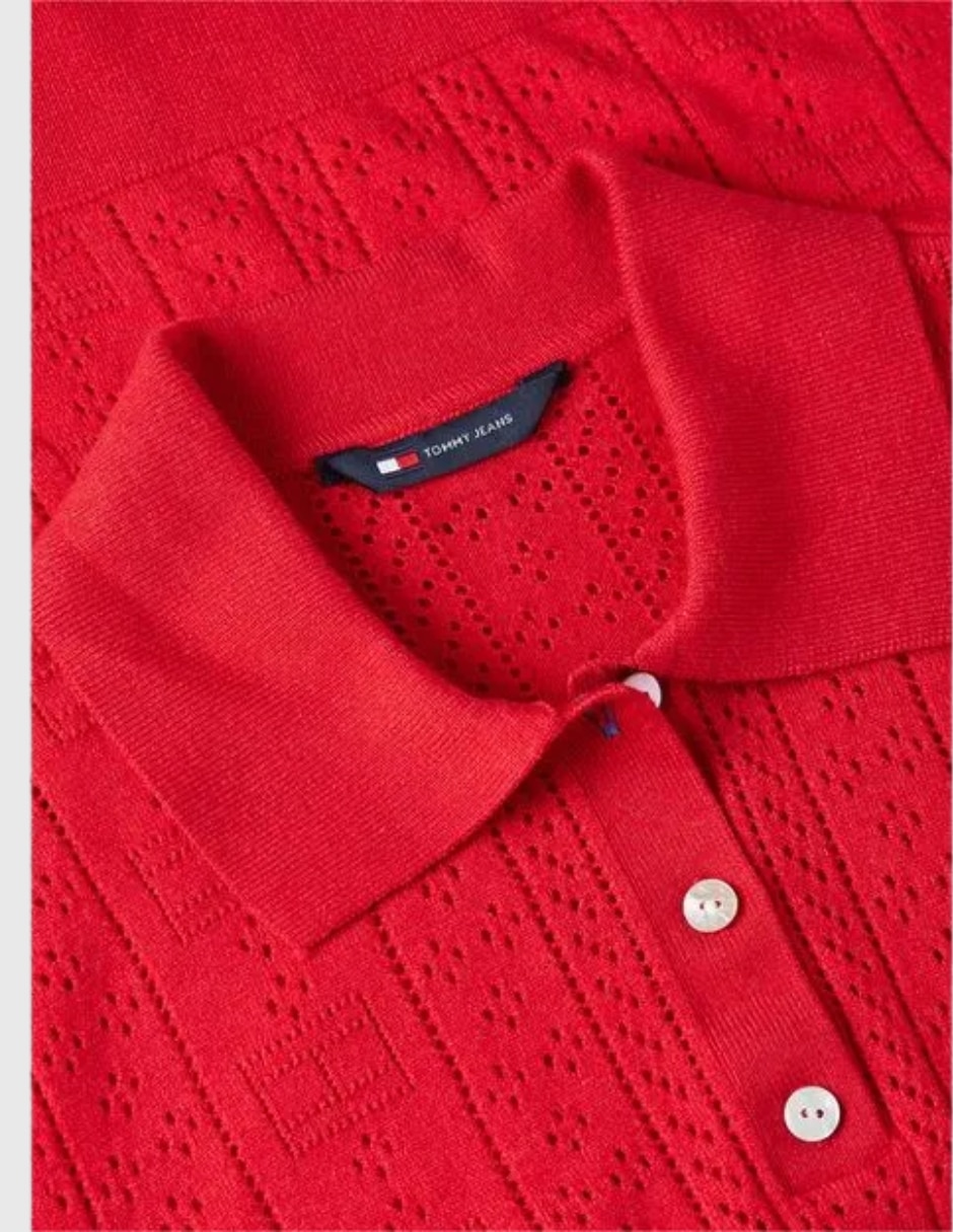 Playera tipo polo para mujer