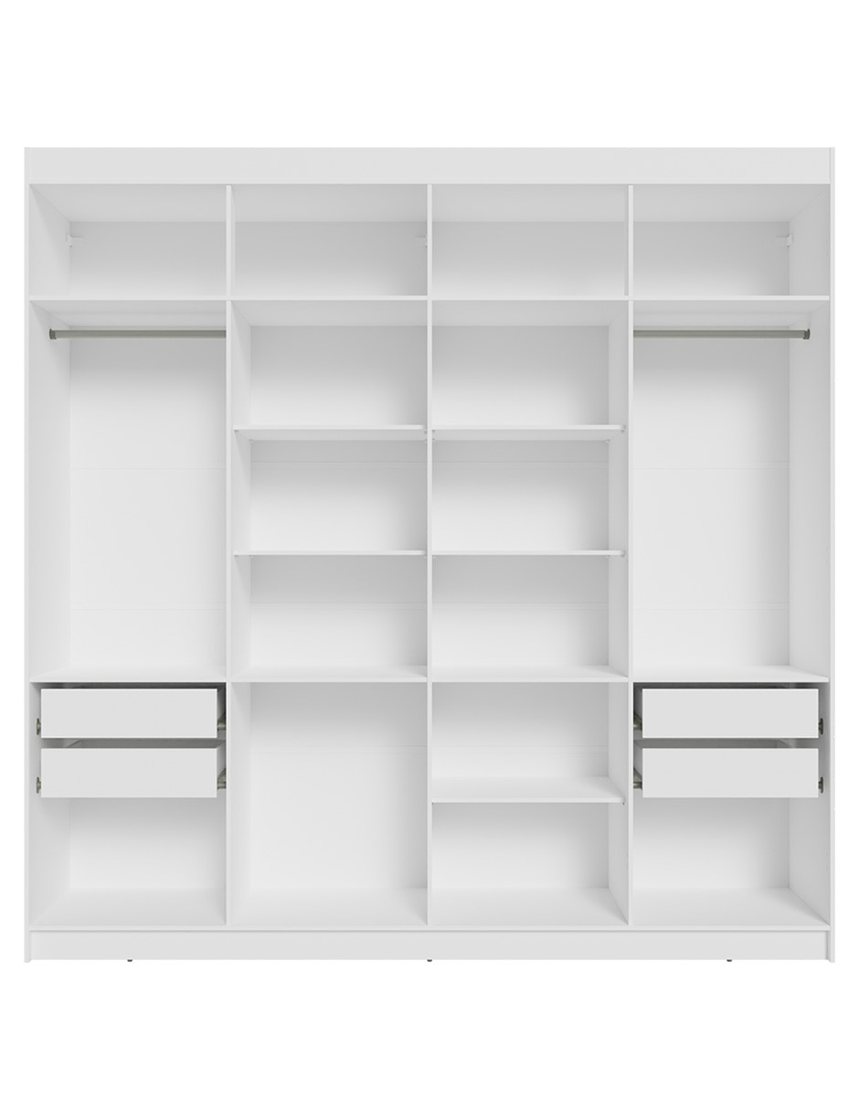 Ropero armable Madesa 1107K84GL2  de MDP