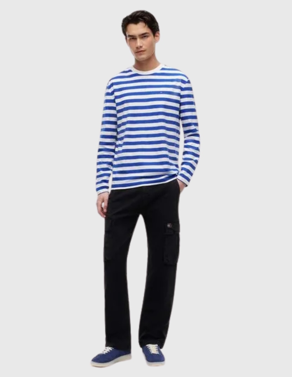 Playera cuello redondo para hombre