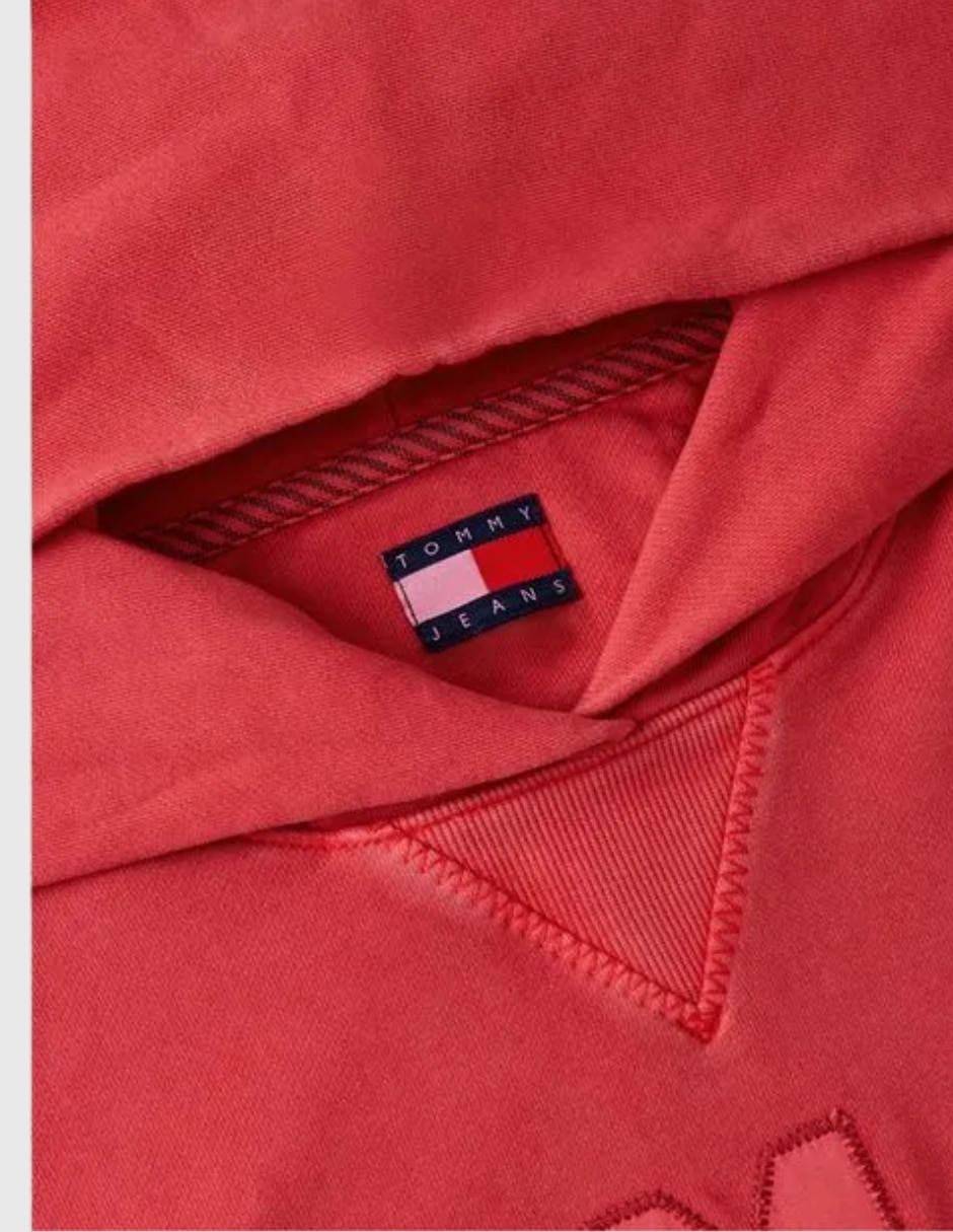 Sudadera con capucha y bolsa para mujer
