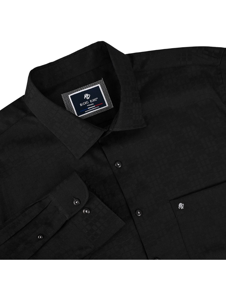 Camisa casual manga larga para hombre 3