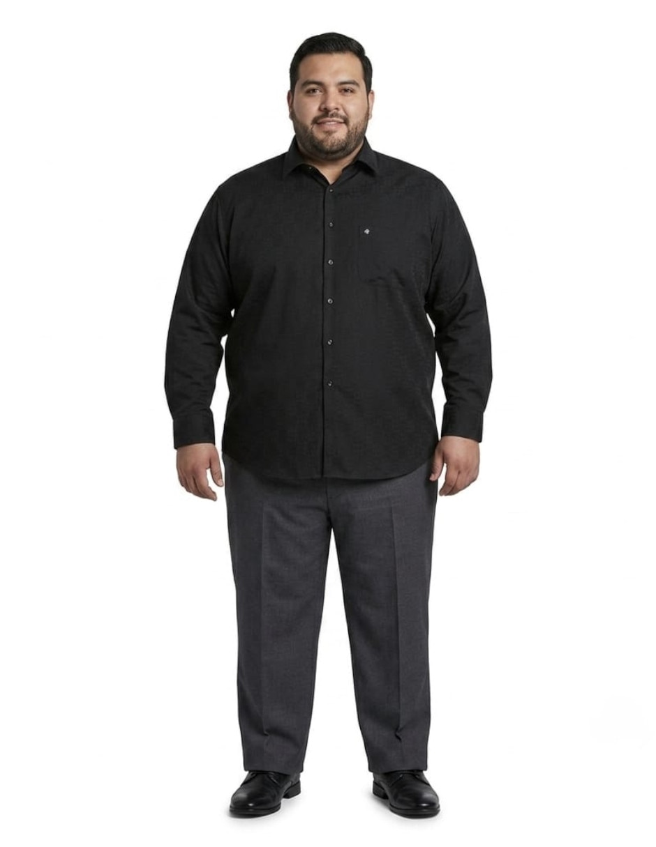 Camisa casual manga larga para hombre 5