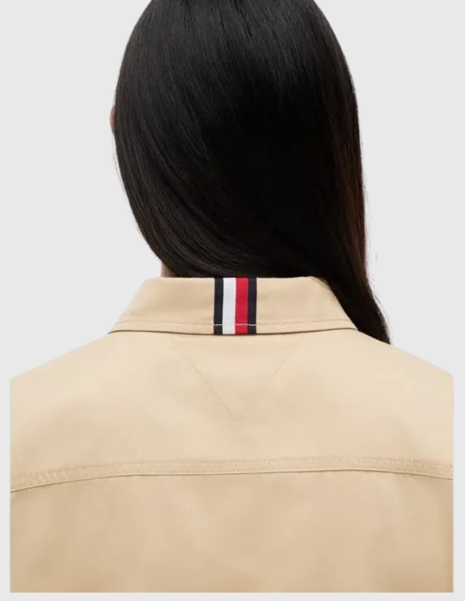 Camisa de algodón manga larga para mujer