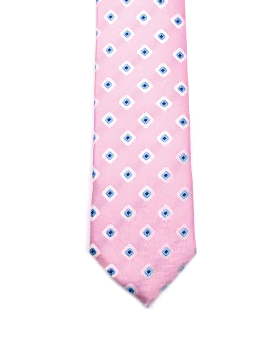 Corbata De seda estampado rombos para hombre 2