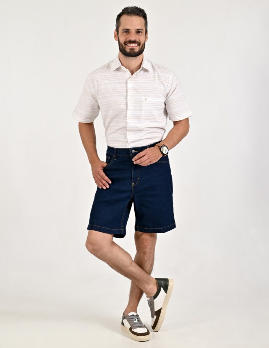 Bermuda de mezclilla para hombre 5