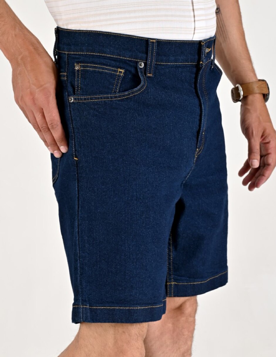 Bermuda de mezclilla para hombre 4