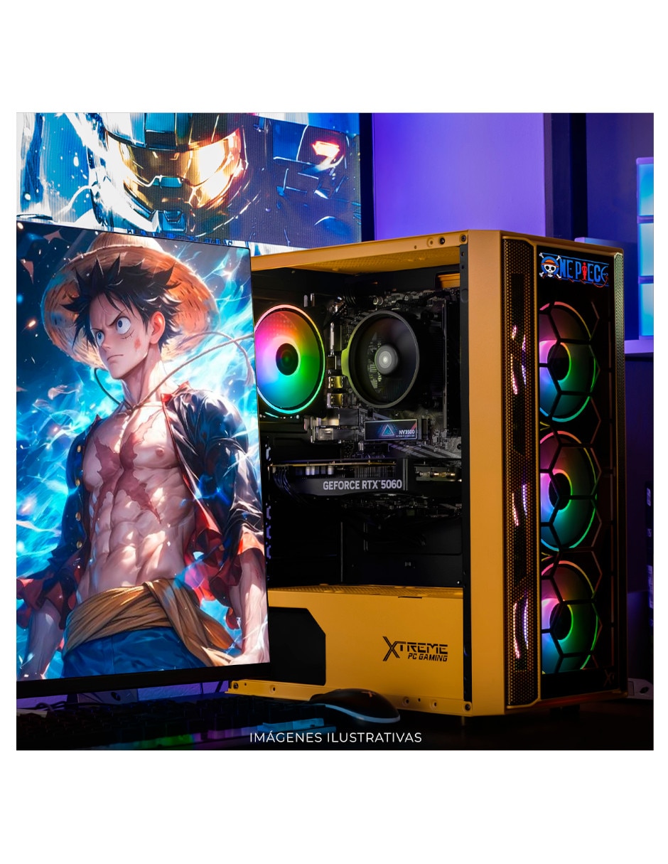 Computadora gamer 27 pulgadas full hd amd ryzen 7 nvidia geforce rtx 5060 16 gb ram 1 tb ssd 8