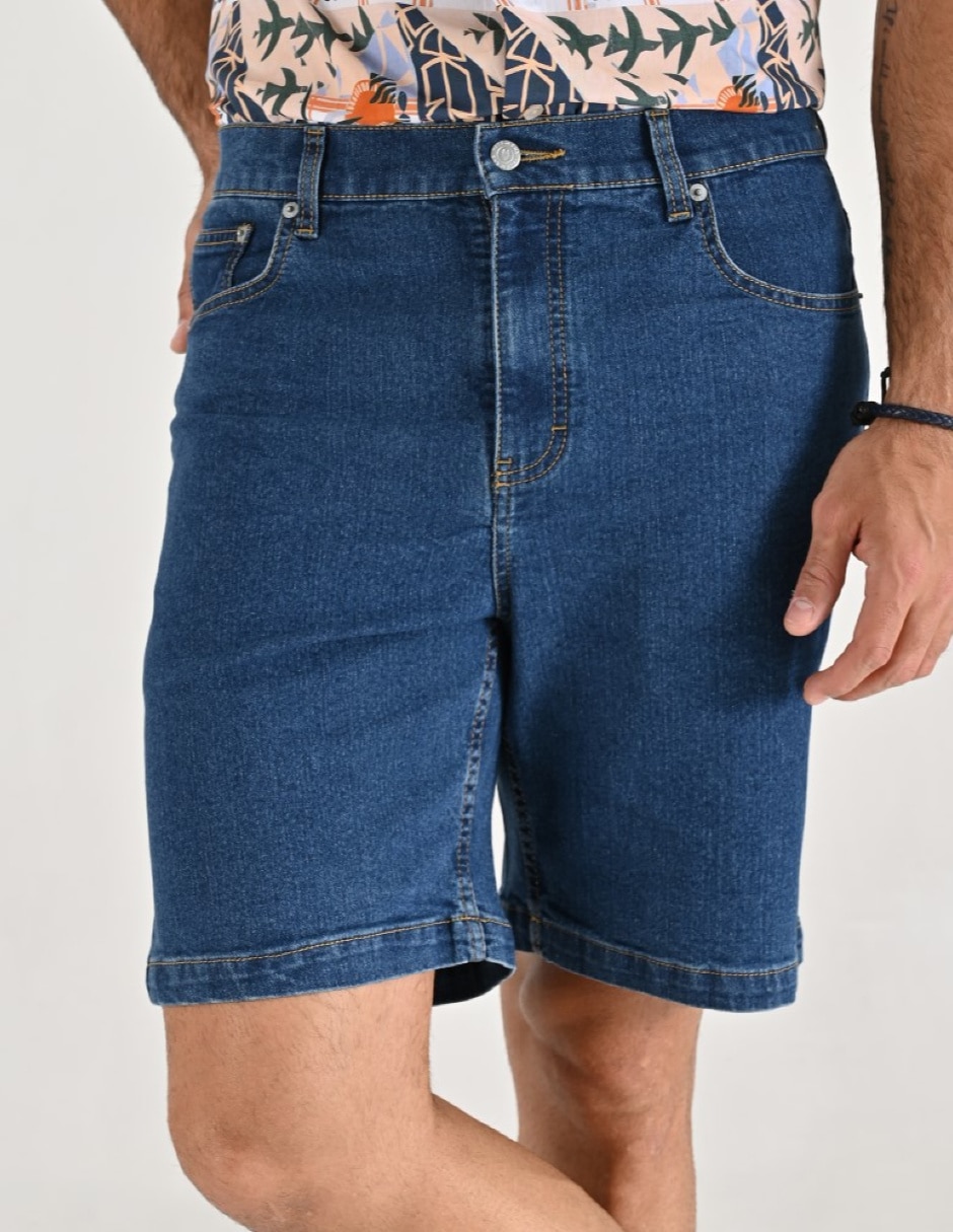Bermuda de mezclilla para hombre 1