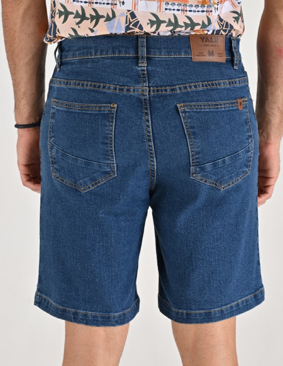 Bermuda de mezclilla para hombre 2