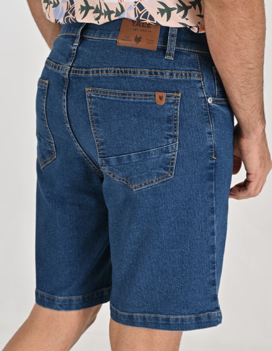 Bermuda de mezclilla para hombre 3