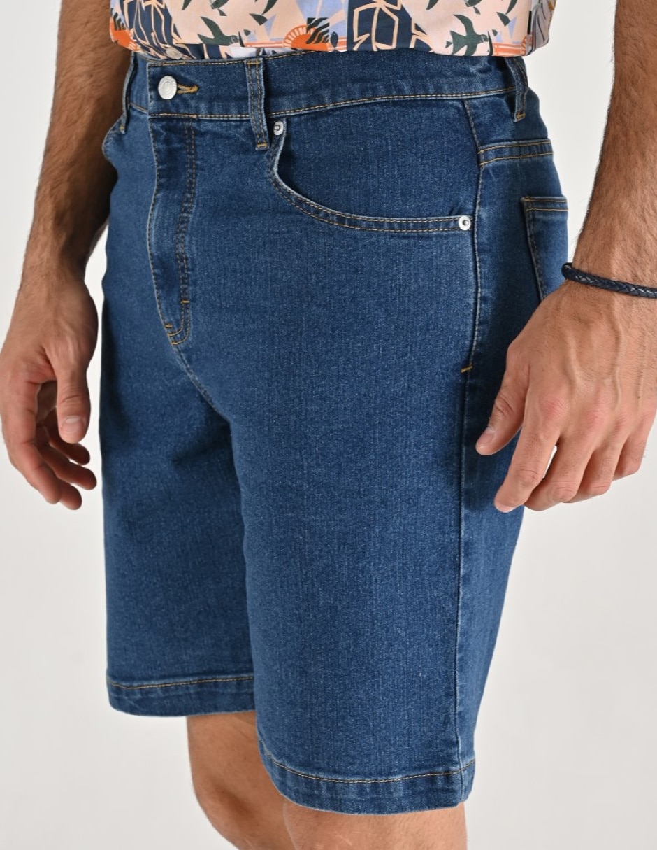 Bermuda de mezclilla para hombre 5