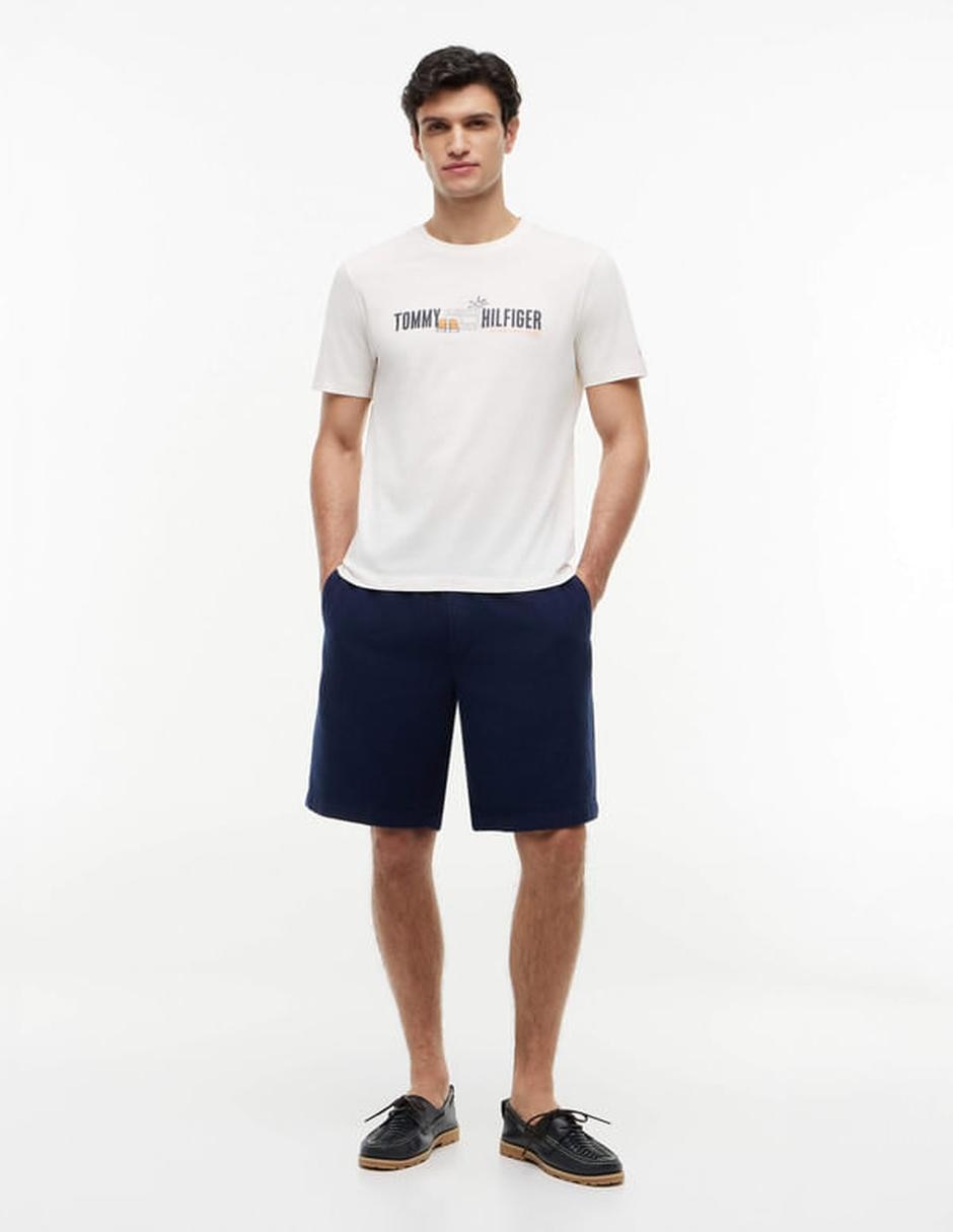 Playera tommy hilfiger cuello redondo para hombre