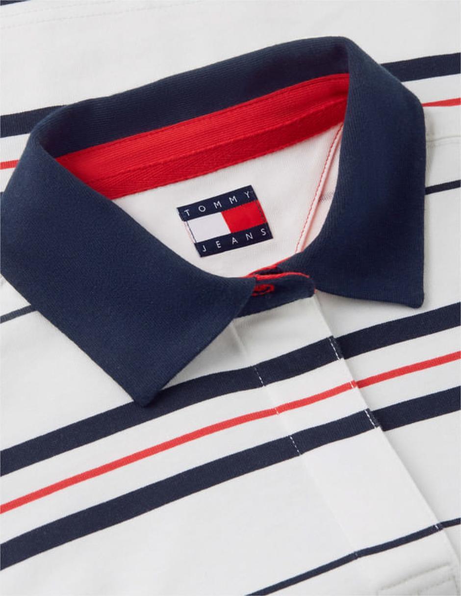 Playera manga larga cuello polo para mujer 2