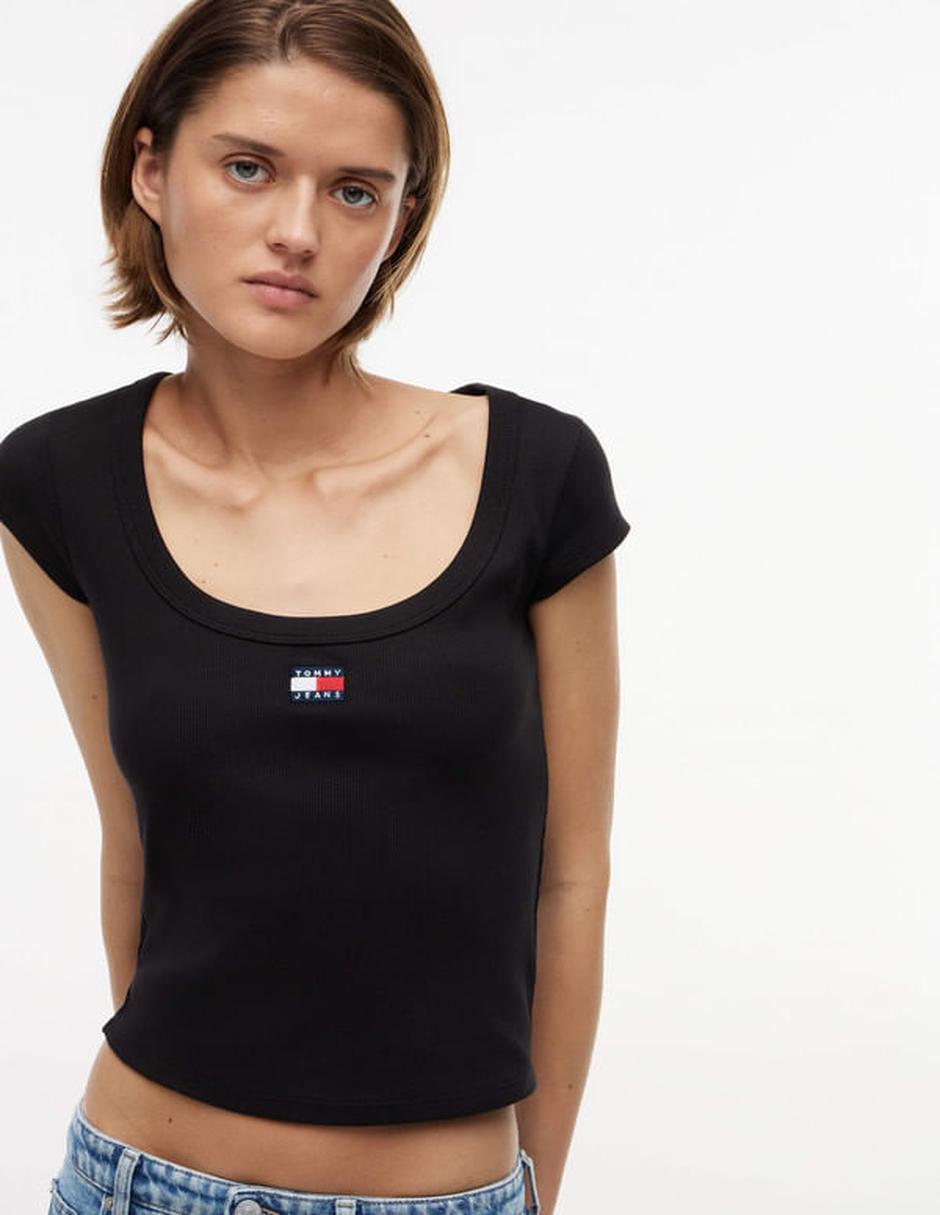 Playera manga corta cuello redondo mujer 3