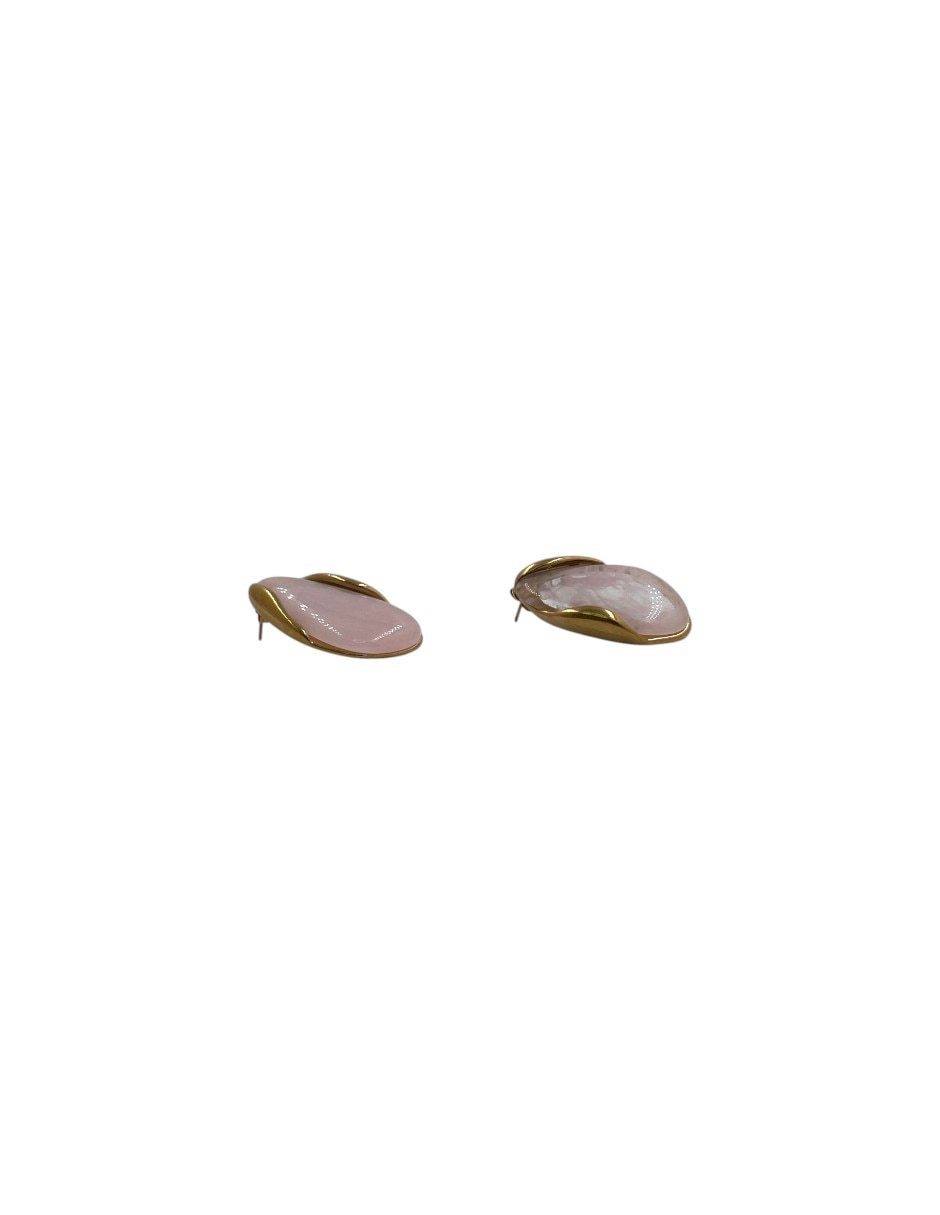 Aretes largos arette con acabado brillante