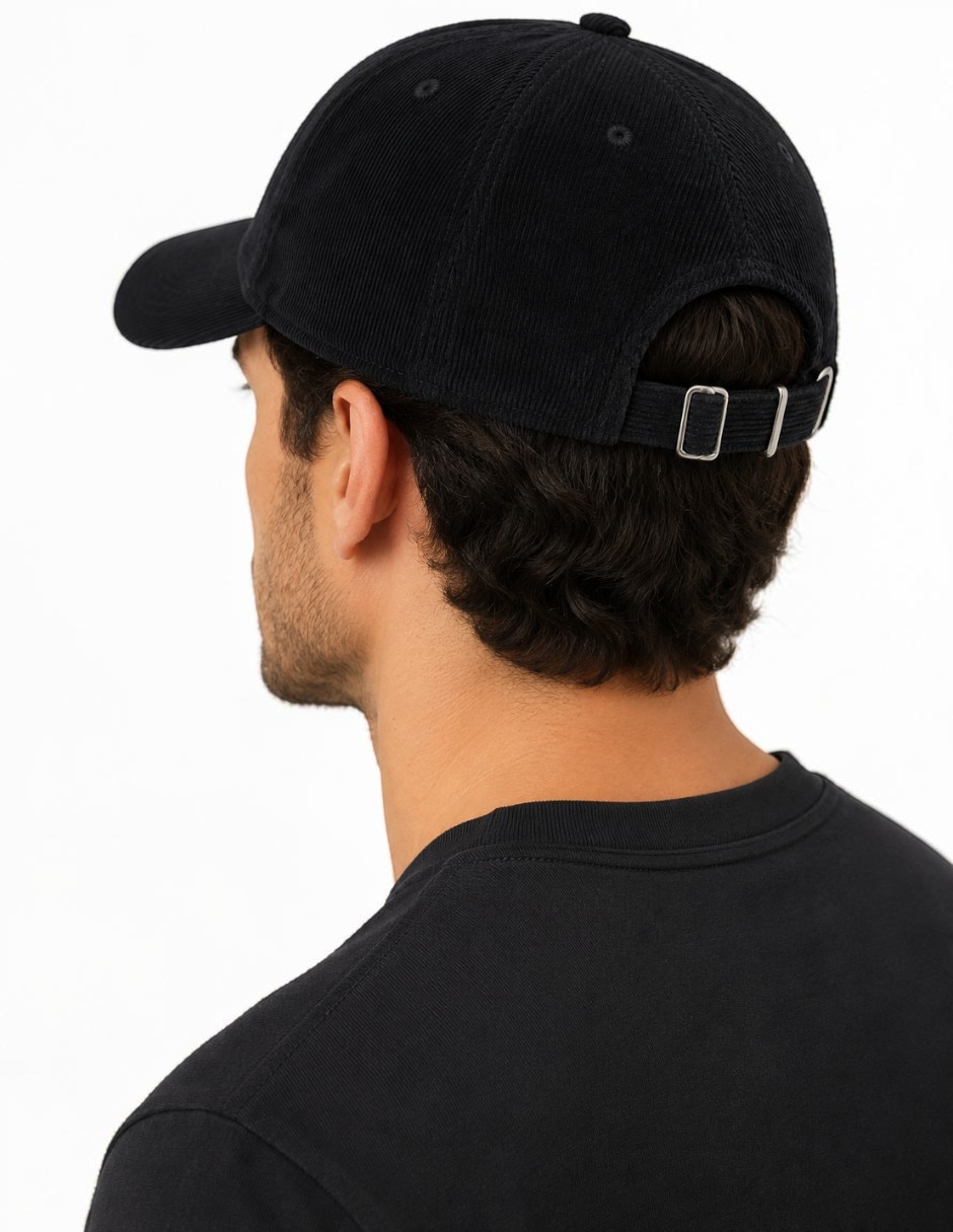 Gorra visera curva correa ajustable casual para hombre 3