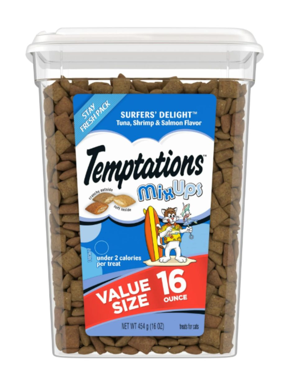 Croqueta temptations de atún y salmón para gato todas las etapas Croqueta temptations de atún y salmón para gato todas las etapas