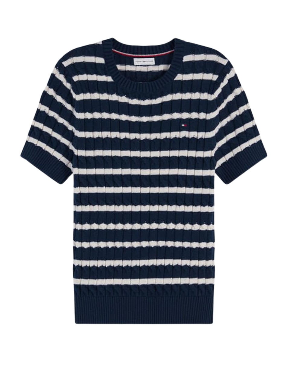Playera manga corta cuello redondo para mujer 4