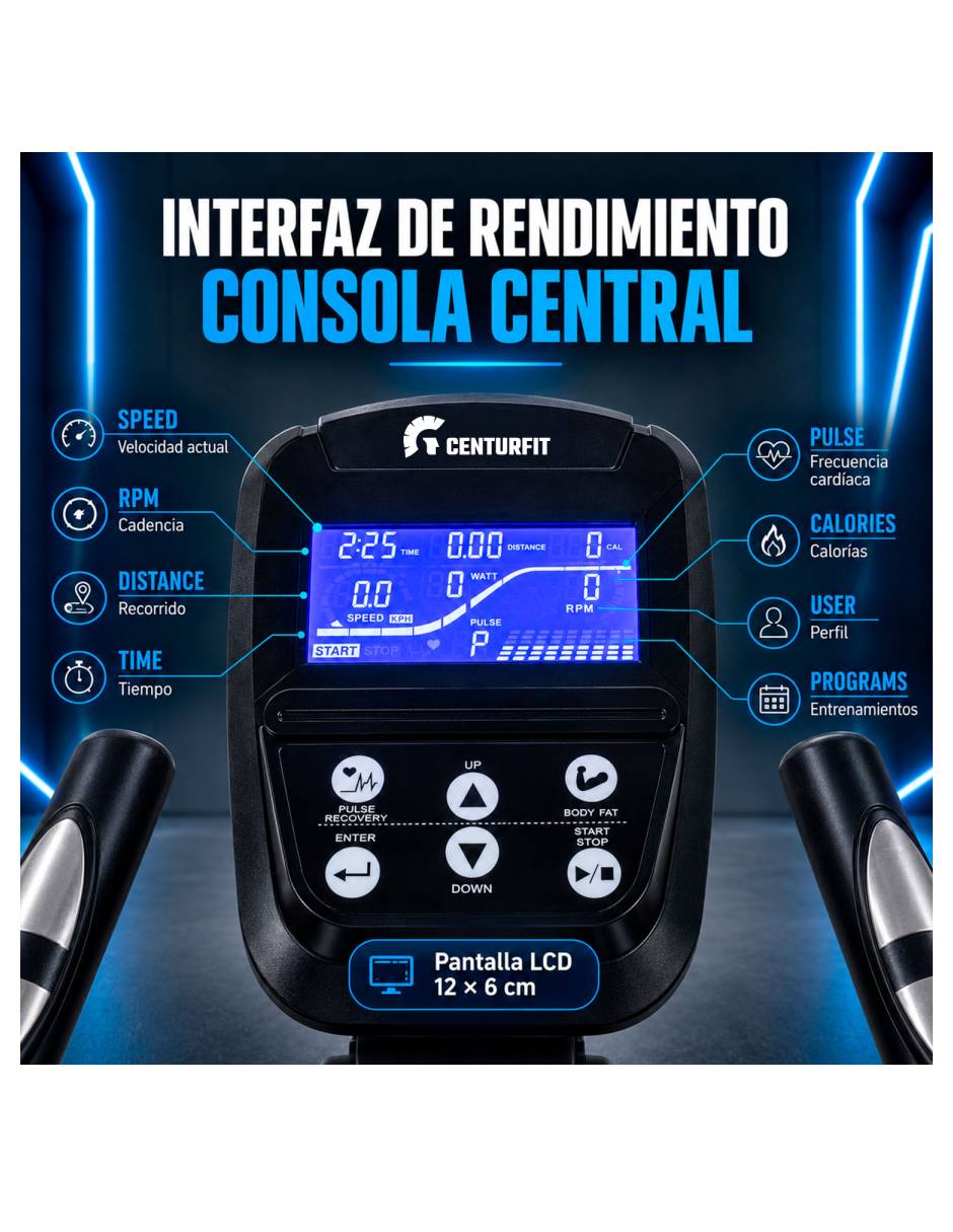 Elíptica CENTURFIT mkz-elipmagint16