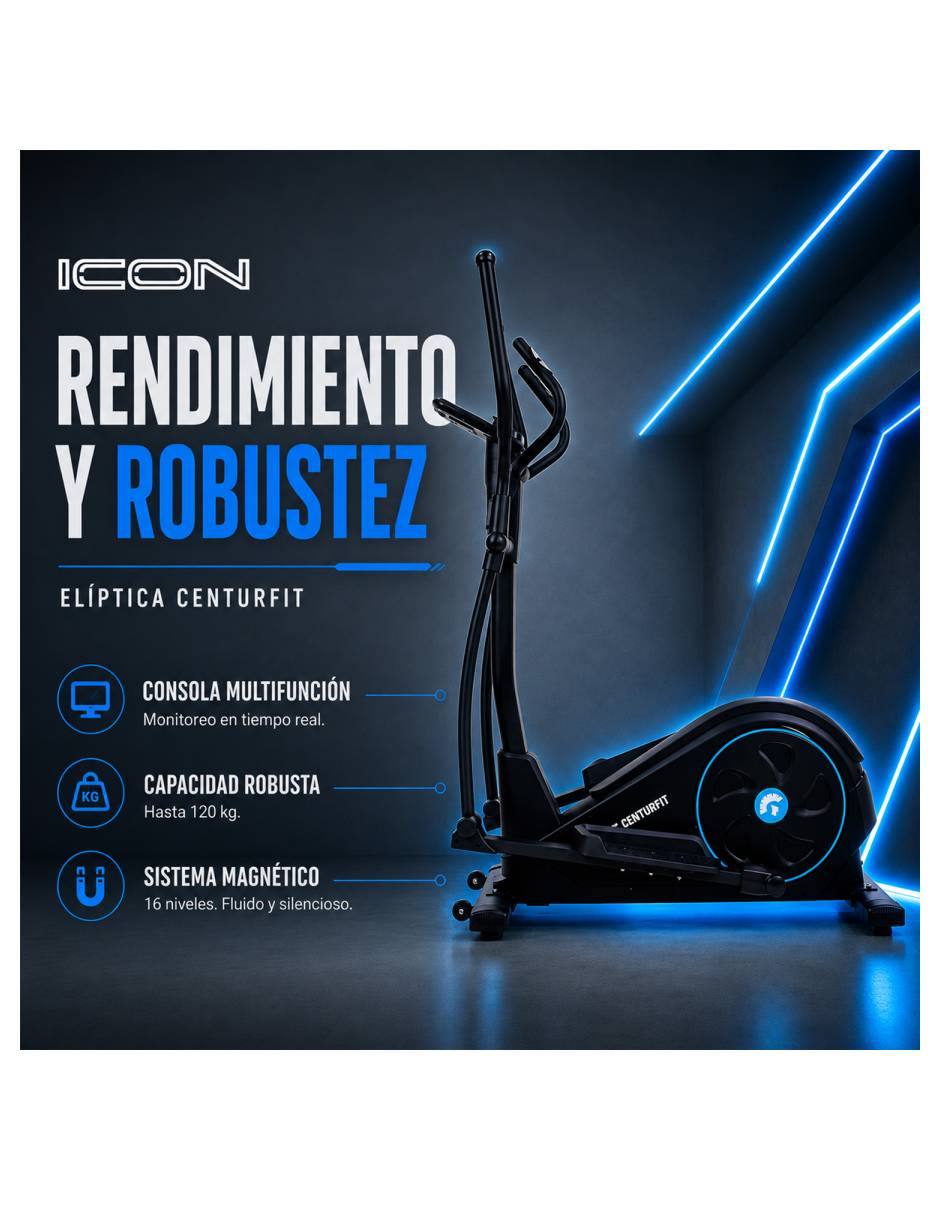 Elíptica CENTURFIT mkz-elipmagint16