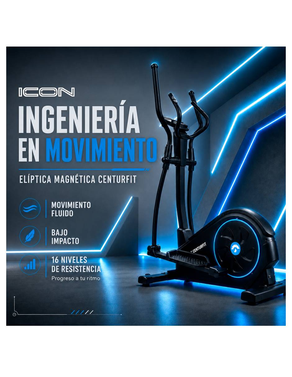 Elíptica CENTURFIT mkz-elipmagint16