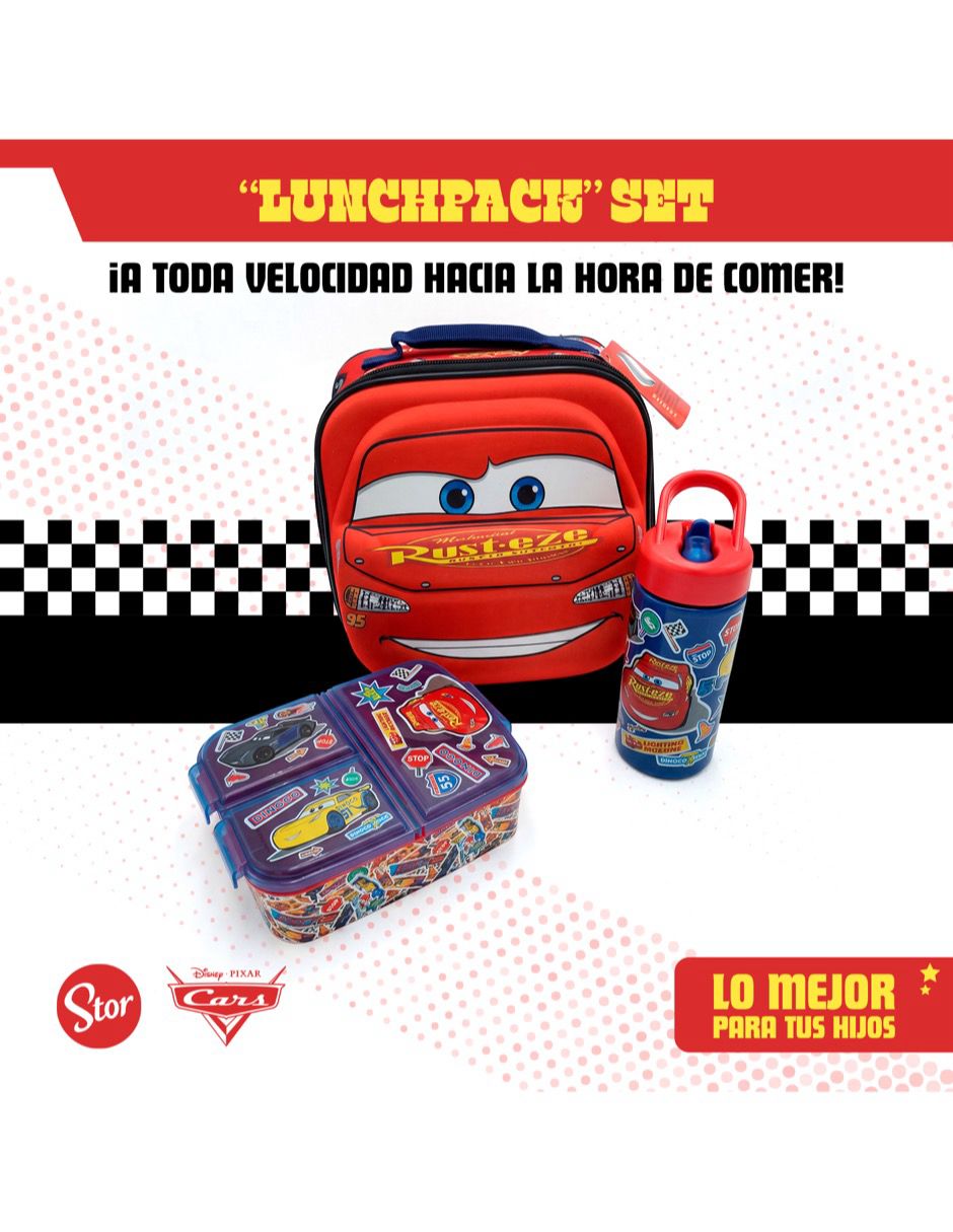 Set lonchera Térmica Cars 2